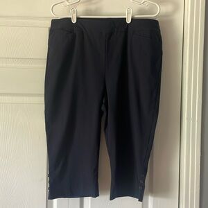 Chico’s Navy Blue Capris Size 14